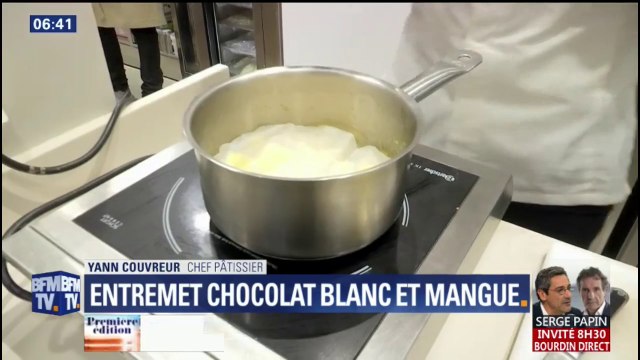 Noël: en panne d’idée pour le dessert ? Laissez vous tenter par cet entremet chocolat blanc-mangue