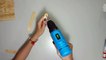 DIY, How to make mini table lamp using bottle and ice cream sticks-SAdj5SYflnI