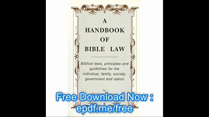 A Handbook of Bible Law