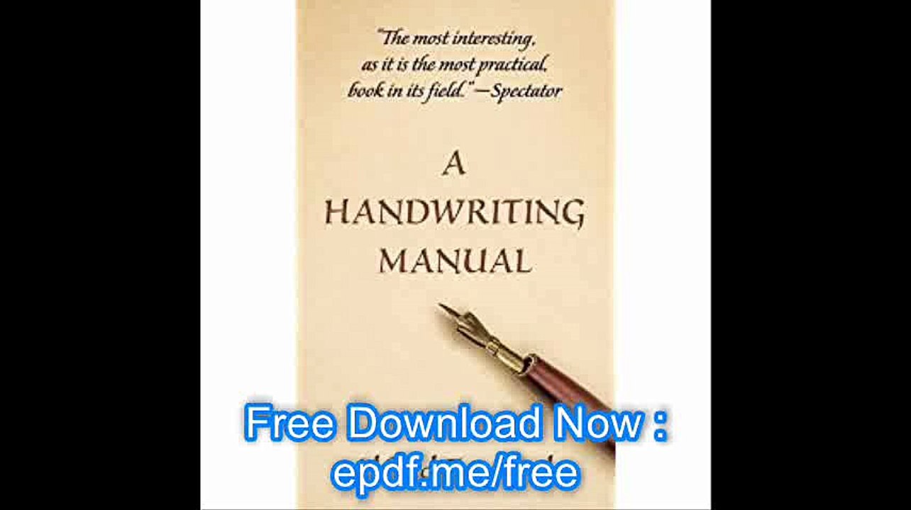 A Handwriting Manual
