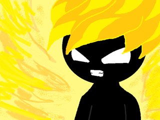 Stickman Goes Super Saiyan for the First Time