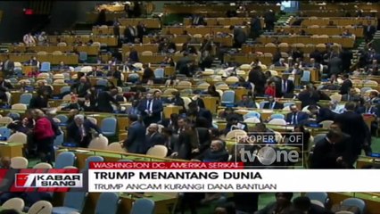 Trump Akan Kurangi Dana Bantuan untuk Negara yang Tolak Yerusalem Ibu Kota Israel