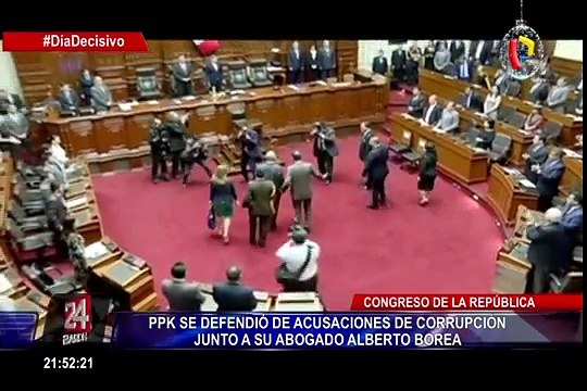 PPK se defendió de acusaciones de corrupción junto a su abogado Alberto Borea