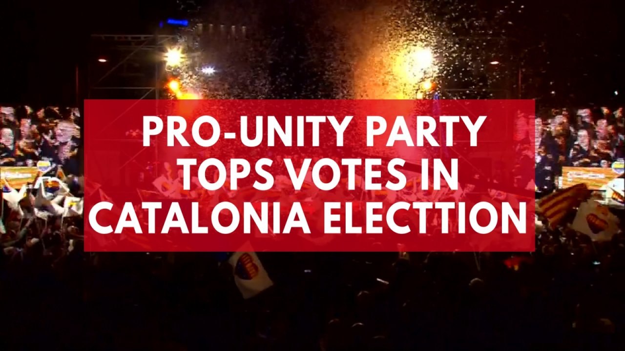 Pro-unity Ciudadanos win most votes in Catalonia election