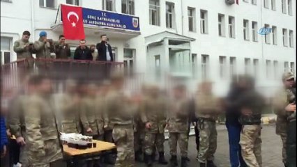 6 teröristi etkisiz hale getiren timlere mehterli karşılama