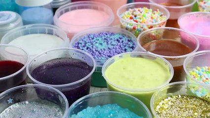 HUGE Slime Collection 2017   ODDLY Satisfying Slime ASMR!-CDyecZKWH7U