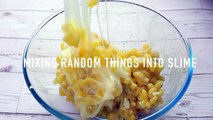 Mixing Random Things Into Clear Slime! EPIC Crunchy Slime _ ASMR Oddly Satisfying Food Slimes-7RBstCtCJcQ