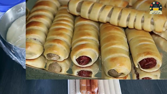 فطائر بالنقانق - معجنات - مطبخ العائلة العراقية ام فراس-strMBWKxMcE