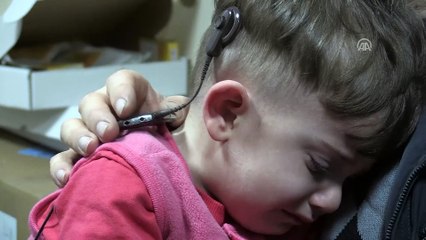 İlk kez duyan bebek, ağlayarak tepki verdi - RİZE