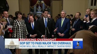 Americans could see tax bill impact in early 2018