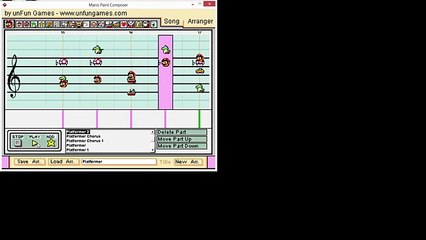 Game theory intro song Mario Paint Composer