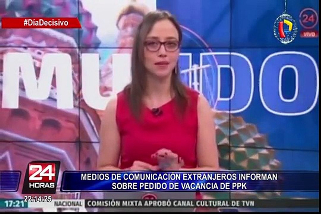 Medios de comunicación extranjeros informan sobre pedido de vacancia de PPK