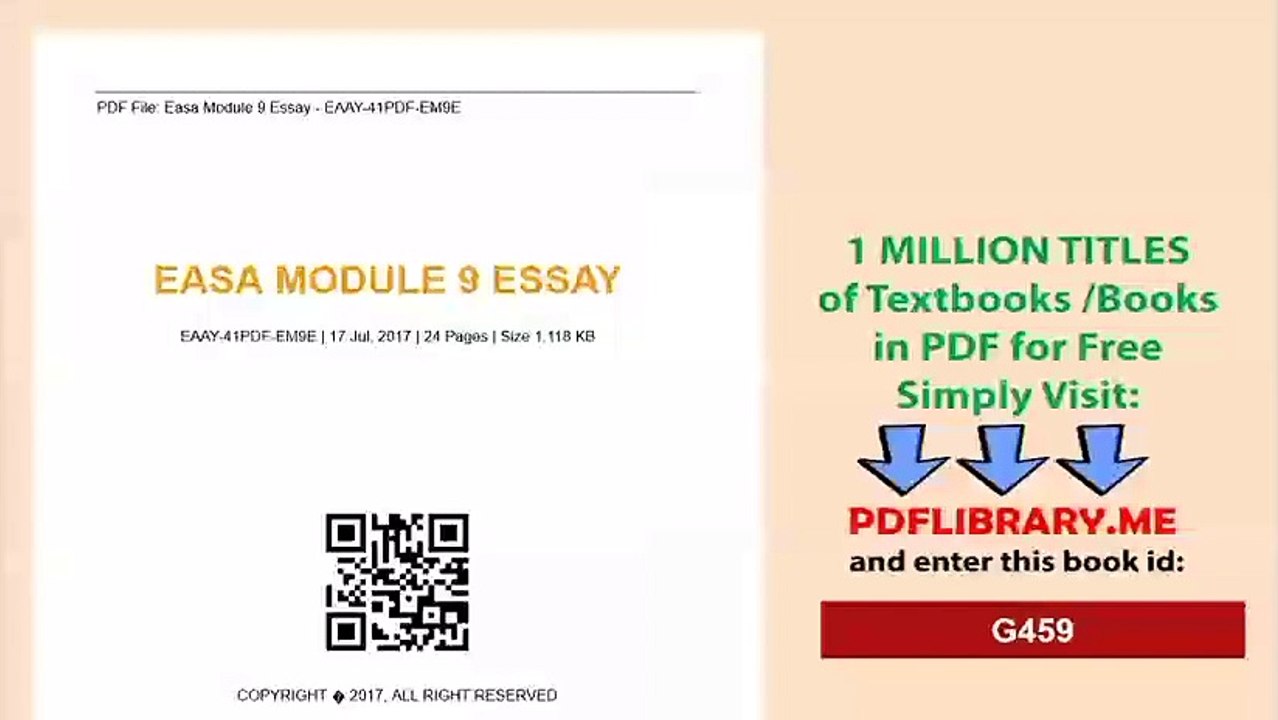 Easa Module 9 Essay