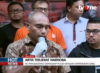 Konferensi Pers Kasus Narkoba Tio Pakusadewo