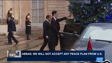 i24NEWS DESK | Abbas: we will not accept any peace plan from U.S. | Friday, December 22nd 2017