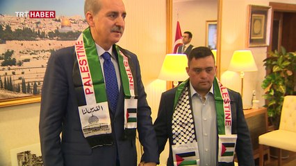 Down sendromlu Filistinli genç Türkiye'ye getirildi