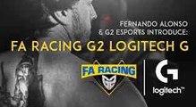 Presentación de FA Racing G2 Logitech G, el equipo de eSports de Fernando Alonso