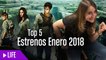 Top 5: Estrenos cartelera enero 2018