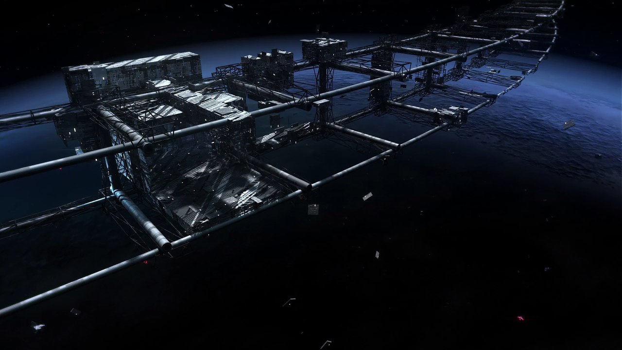 Timelapse de la construction de l'Etoile Noire de Star Wars