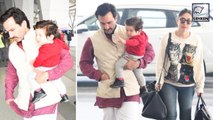 Kareena And Saif Ali Khan Returning To Mumbai After Taimur's Birthday