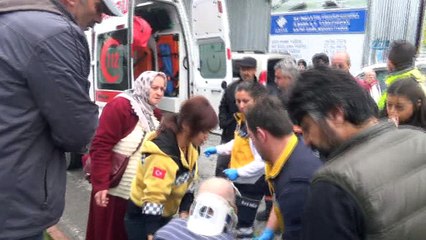 Yolun karşısına geçmek isteyen yaşlı adama otomobil çarptı