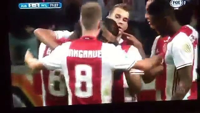Hakim ZIYECH First goal for AFC Ajax حكيم زياش