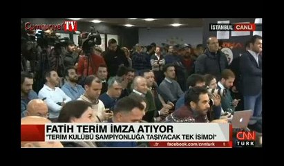 Fatih Terim, Galatasaray'a böyle imza attı