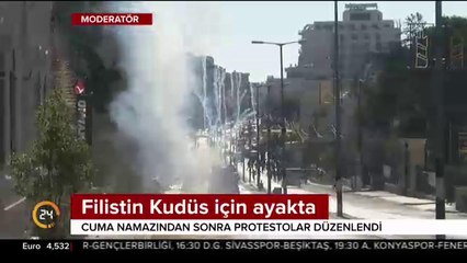 Filistin'de #Kudüs için direniş devam ediyor