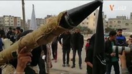 Show of Force at Gaza Refugee Camp Amid Day of Protest