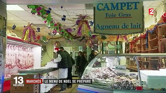 Marchés : le menu de Noël se prépare