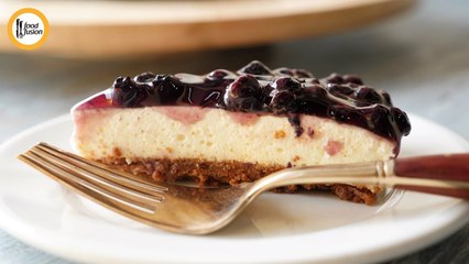 Blueberry Cheese Cake Recipe by Food Fusion