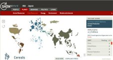 Um mapa-múndi diferente, que varia de acordo com informações de cada país