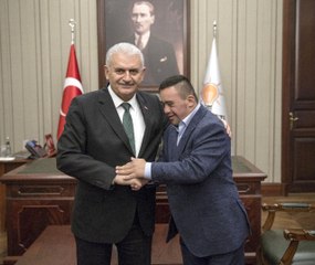 Filistinli Muhammed Başbakan Yıldırım'ın Konuğu Oldu