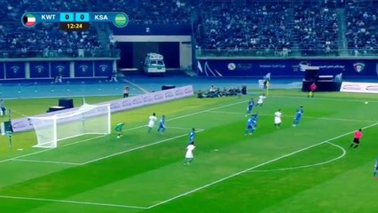 Kuwait vs Saudi Arabia 0-1 | Salman Al Moasher Goal 12.12.2017 | الكويت - السعودية 0-1