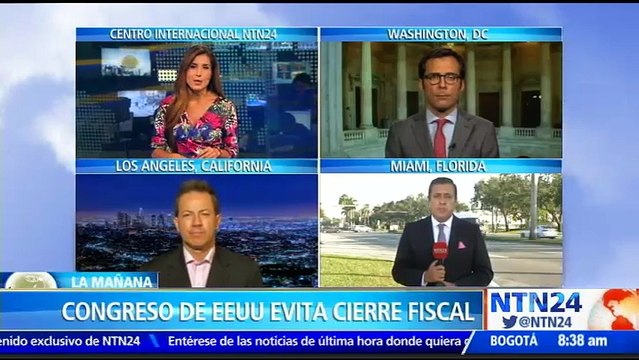 Congreso de EE. UU. aprobó proyecto de ley sobre financiación del Gobierno que garantiza su funcionamiento hasta el 19 d