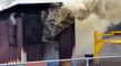 Funny Video: Fire Backdraft Hadouken