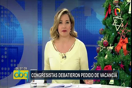 Congresistas debatieron por varias horas pedido de vacancia