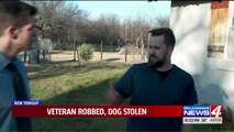 Oklahoma Veteran Says Burglars Stole His Dog
