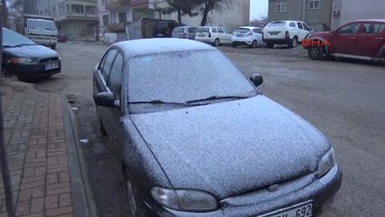 Edirne Keşan'da Kar Yağışı, Korudağ Mevkiinde Etkili Oldu