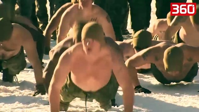 Trupat ushtarake amerikane stërvitje të “hekurt”, ushtrime në -15 gradë (360video)