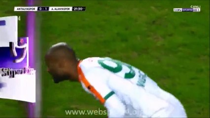 0-1 Vágner Love Goal Turkey  Süper Lig - 22.12.2017 Antalyaspor 0-1 Alanyaspor