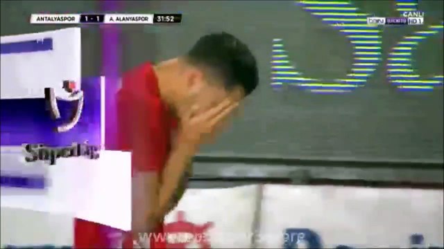 1-1 Emre Güral Goal Turkey Süper Lig - 22.12.2017 Antalyaspor 1-1 Alanyaspor