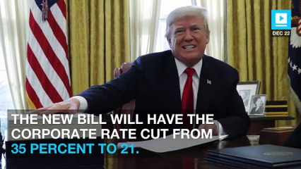 Trump Signs $1.5 Trillion Tax Overhaul Into Law