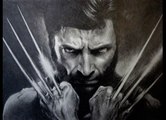 Amazing X-men Wolverine Speed Drawing   Hugh Jackman