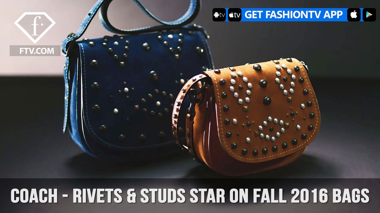 Coach Rock and Roll Rivets & Studs Star On Fall 2016 Bags | FashionTV | FTV