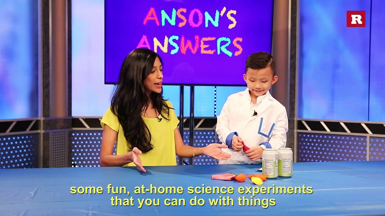 Anson Wong, boy genius, moves cans with static electricity | Anson's Answers