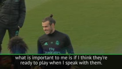 Zidane puts trust in Bale's call for El Clasico return