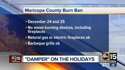 No burn day issued for Phoenix on Christmas