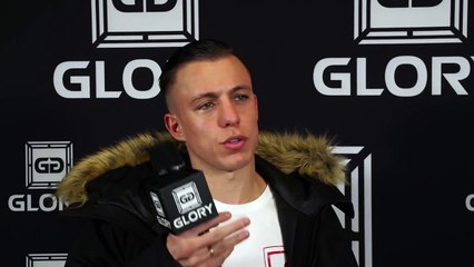 GLORY 49 Post-Fight: Maykol Yurk says 'S--t happens"