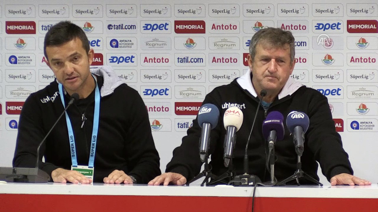 Antalyaspor-Aytemiz Alanyaspor maçının ardından - Safet Susic - ANTALYA